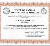 Johnson County General Contractor License Pictures