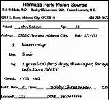 Optometrist License Number