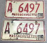 Massachusetts License Plates For Sale Pictures