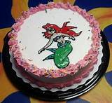 Little Mermaid Ice Cream Cake