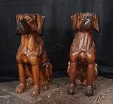 Images of Wood Carvings Dogs