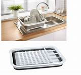 Pictures of Folding Dish Rack Drainer