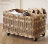 Storage Baskets Pottery Barn Pictures