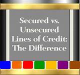 What Is An Unsecured Loan Vs Secured Loan Photos