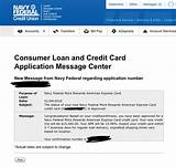 Navy Federal Credit Union Credit Card Application Status Pictures