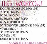 Home Leg Workouts No Equipment Pictures