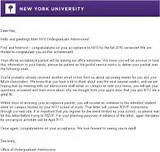 Pictures of Nyu Application