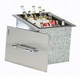 Drop In Stainless Steel Ice Chest Images