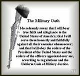 Pictures of Military Oath
