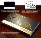 Black Gold Foil Business Cards Pictures