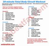 Images of Circuit Workout Exercises