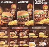 Photos of Burger King Online Delivery Philippines