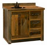Images of Recycled Wood Vanity