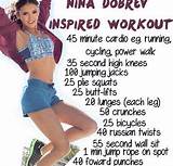 Nina Dobrev Exercise Routine Photos