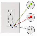 Test And Reset Buttons On Electrical Outlets Photos