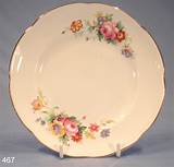 Images of Vintage Flower Plates