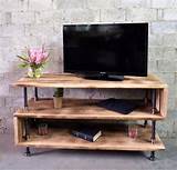 Industrial Pipe Tv Stand Photos