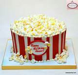 Popcorn Bucket Cake Tutorial Pictures