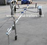 Pictures of Foldable Boat Trailer