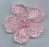 Knitted Flower Pattern