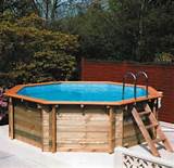 Wood Panel Above Ground Pool