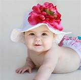 Photos of Cute Baby Girl Hats With Flowers