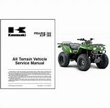 Images of Kawasaki Prairie 360 4x4 Service Manual