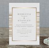 Pictures of Foil Pressed Wedding Invitations