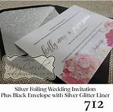 Images of Silver Foil Wedding Invitations