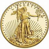 Photos of Gold American Eagle Coins