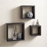 Images of Set Of 3 Floating Wall Shelves