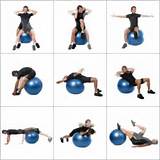 Core Exercises Using Balance Ball