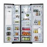 Samsung 25 Cu Ft Counter Depth Side By Side Refrigerator Images