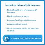 Images of Guaranteed Universal Life Insurance For Seniors