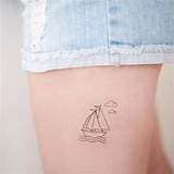Photos of Sailing Boat Tattoo