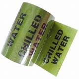 Pictures of Chilled Water Pipe Labels
