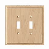Pictures of Wood Light Switch Plates