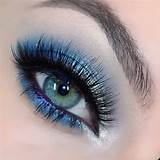 Silver Blue Eyeshadow Images