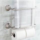 Images of Wall Mounted Toilet Paper Holder Magazine Rack