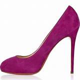 Purple High Heel Shoes Pictures