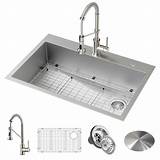 Single Bowl Stainless Steel Drop In Kitchen Sink Photos