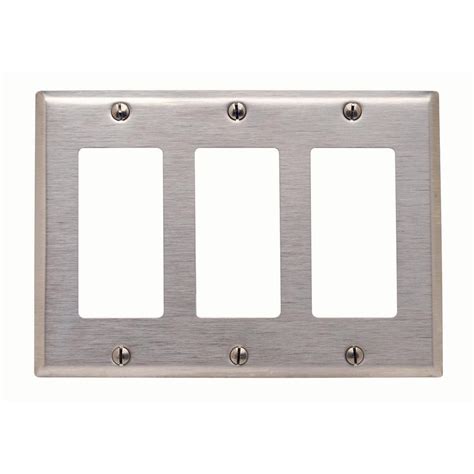 Leviton Stainless Steel Blank Wall Plate Photos