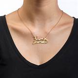 Images of Gold Necklaces With Your Name