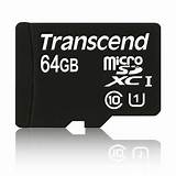 Pictures of Transcend 64gb Micro Sd Card Class 10