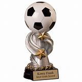 Pictures of Spinning Soccer Ball Trophy