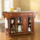 Crosley Furniture Stainless Steel Top Kitchen Cart Pictures