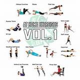Photos of Home Workout Exercises