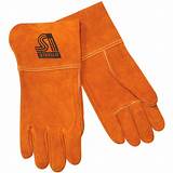 Pictures of Long Cuff Welding Gloves
