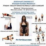 Jennifer Lawrence Fitness Routine