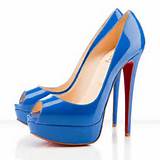 High Blue Heels Images